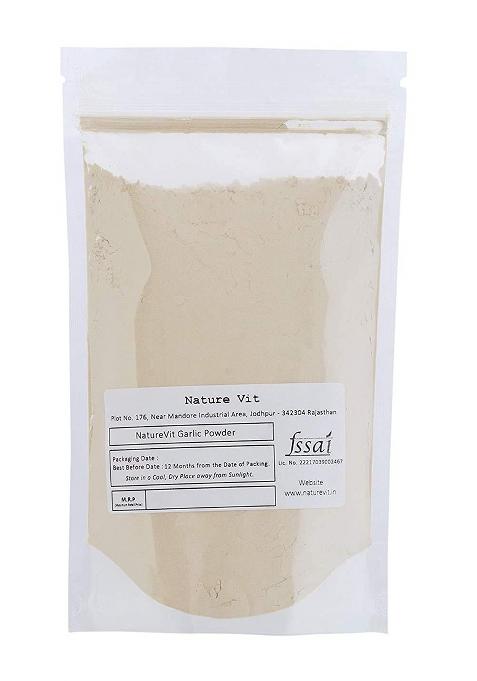 Nature Vit Naturevit Garlic Powder 1 Kg | 100% Pure & Premium Strong Aroma Flavour Ideal For Seasoning, Cooking, Masala Blends Marinades No Preservatives Or Additives