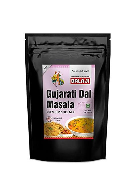 Galaji Gujarati Dal Masala 50 Grams Homemade Powdered | For Healthy Cooking Ready To Cook All Seasonings Spices Pure & Hygiene No Onion And Garlic Authentic Taste Organic