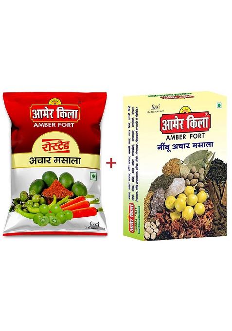 Amer Kila Roasted Achar Masala & Nimbu Super Jodi Pack