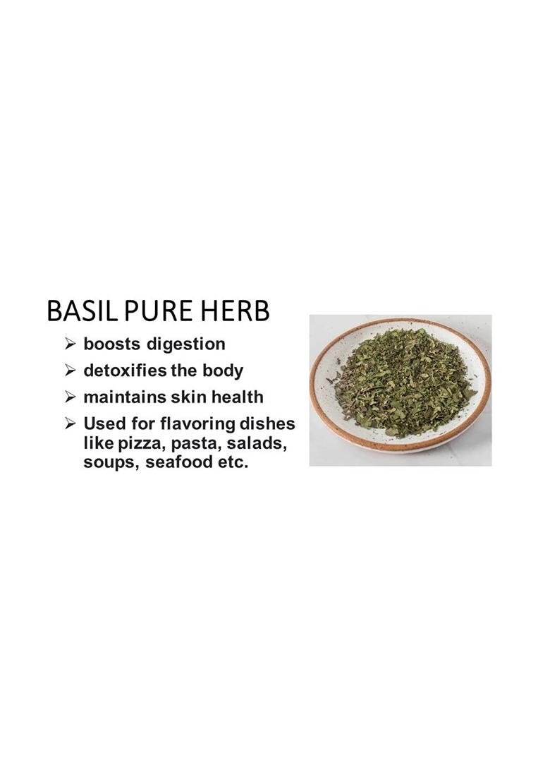 Foodfrillz Basil Pure Herb (Dried), 35 G