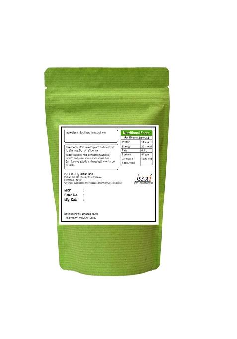 Foodfrillz Basil Pure Herb (Dried), 35 G