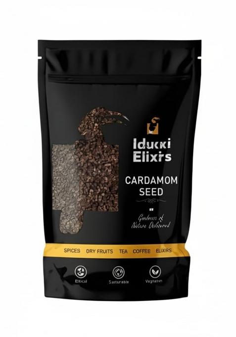 Idukki Elixirs - Hand-Peeled Special Cardamom Seeds (Elaichi Dana) 100% Natural | No Additives (100 Gm)