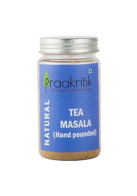 Praakritik Natural Tea Masala 100 Grams, Vegetarian, Chai Masala, Daily Use Healthy Spices
