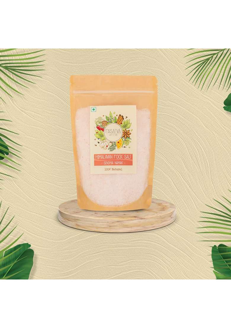Rasatva Himalayan Rock Salt | Sendha Namak 100% Natural No Additives Preservatives 900 Grams (Pack Of 1) - Indya