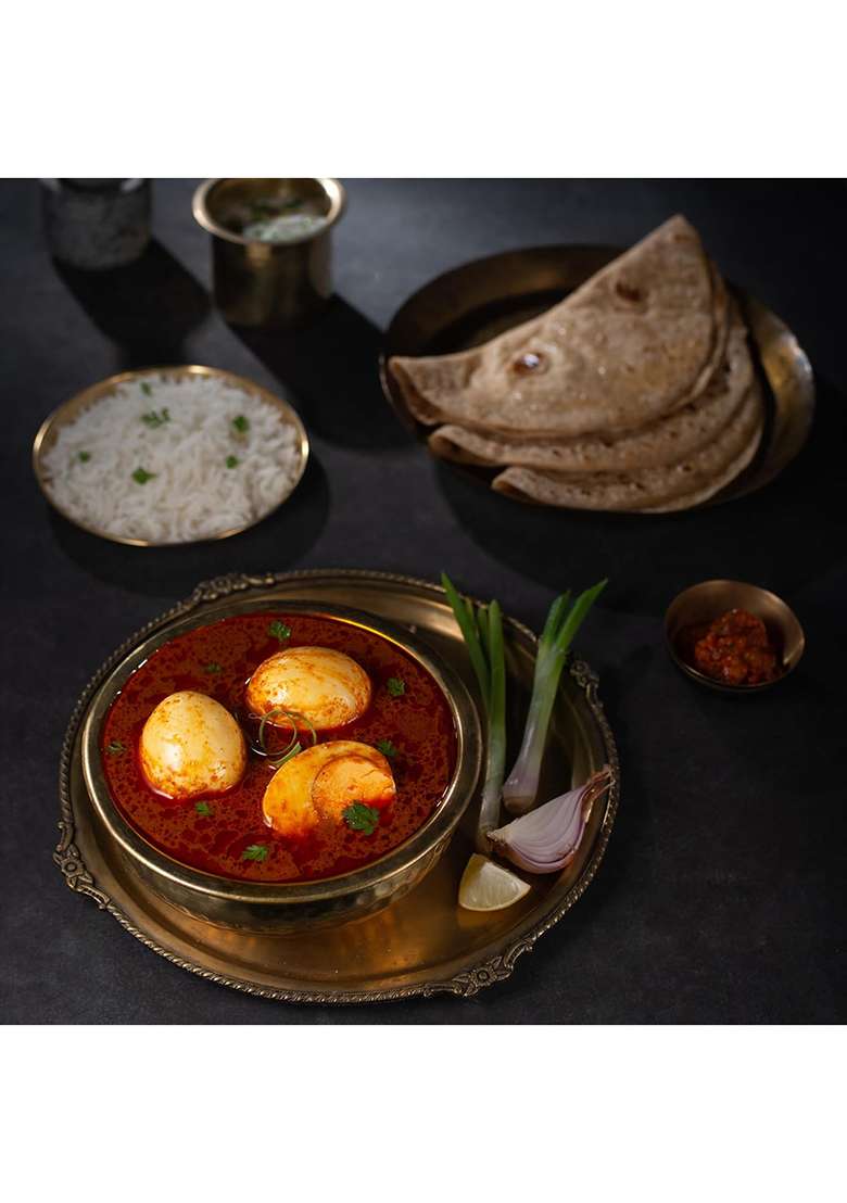 Baba Jadhav Kolhapuri Anda Rassa Masala (4 Packs) | Pack Of 4 Easy To Cook Authentic Maharashtra Spices Serves (Per Pack) No Preservatives, Colours Or Artificial Flavours - Indya