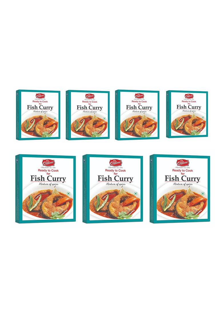 Cookme Fish Curry Masala Powder 350G (7 Pkt Of 50G Each)