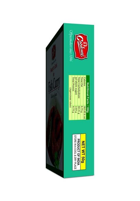 Cookme Fish Curry Masala Powder 350G (7 Pkt Of 50G Each)