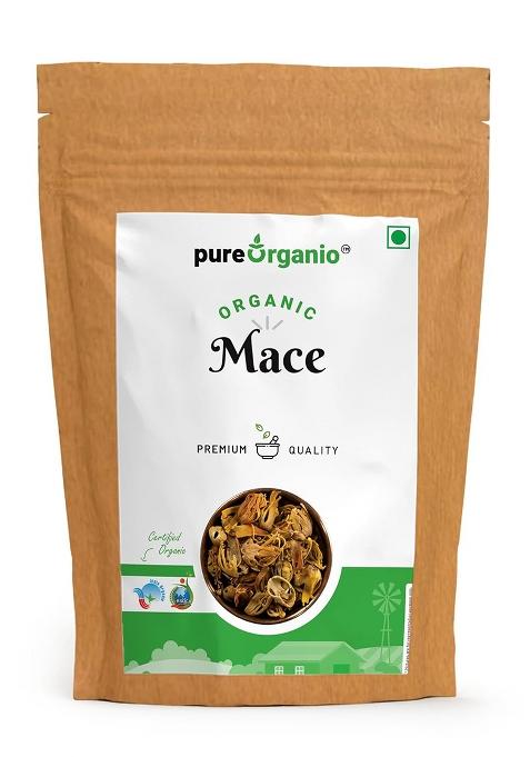 Pure Organio Organic Whole Mace Spice - Japatri Javitri Flowers Indian Spices Masala (50 Gm)