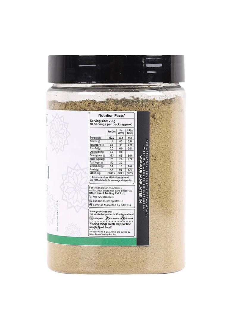 Urban Platter Instant Bombay Sandwich Chutney Powder, 200 Grams