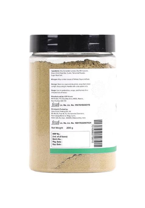 Urban Platter Instant Bombay Sandwich Chutney Powder, 200 Grams