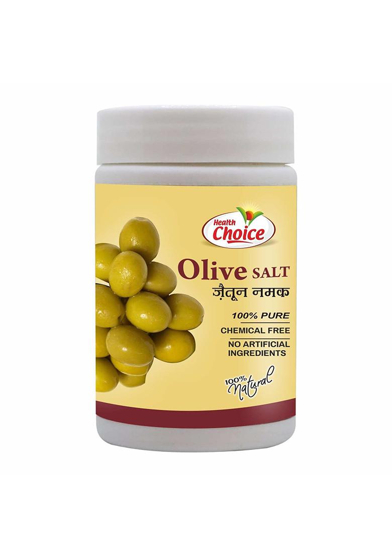 Healthchoice Health Choice Olive Salt,100% Pure&Natural Ayurvedic Salt,Zaitun Ka Namak Best Helpful For Boost Immunity(120G,Pack Of 1)