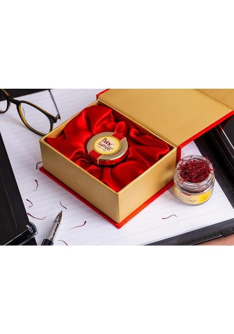 Baby Brand Saffron 100% World'S Finest Mongra Saffron/Kesar (A++++ Quality) For Delicious Sweets, Pregnant Women, Skin Care (Gift Box 1 Gm)
