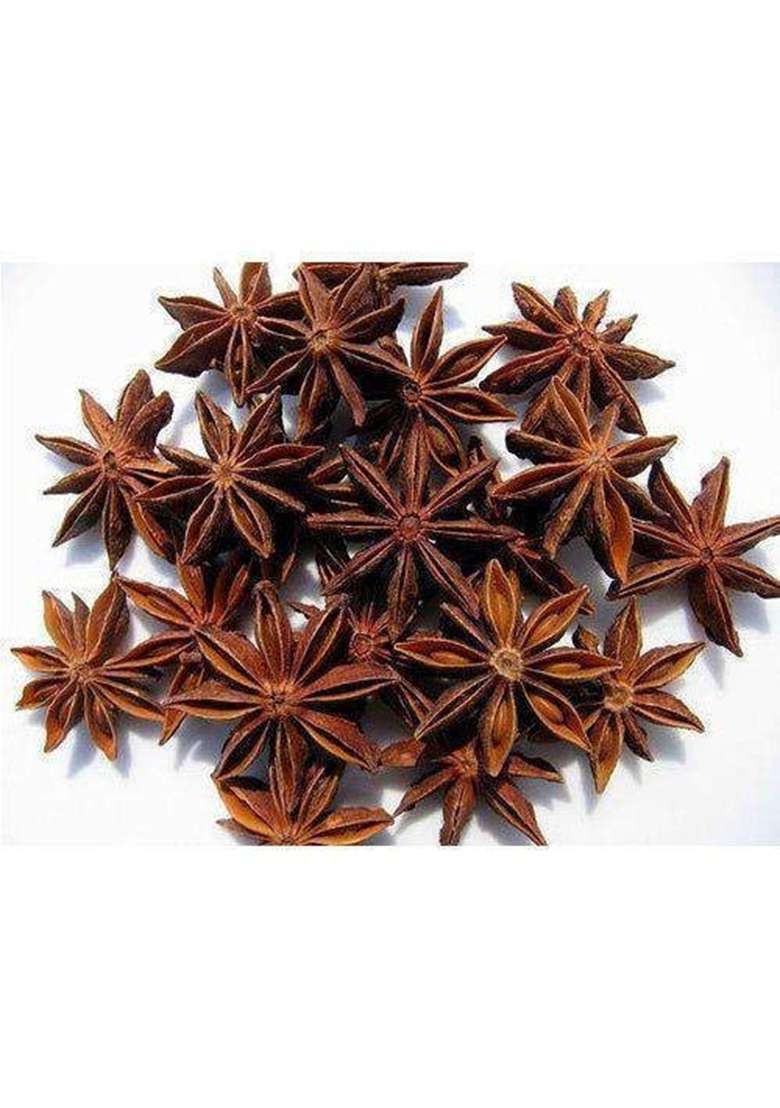 Organic Bites Star Anise (Chakra Phool) -50 Gm - Indya