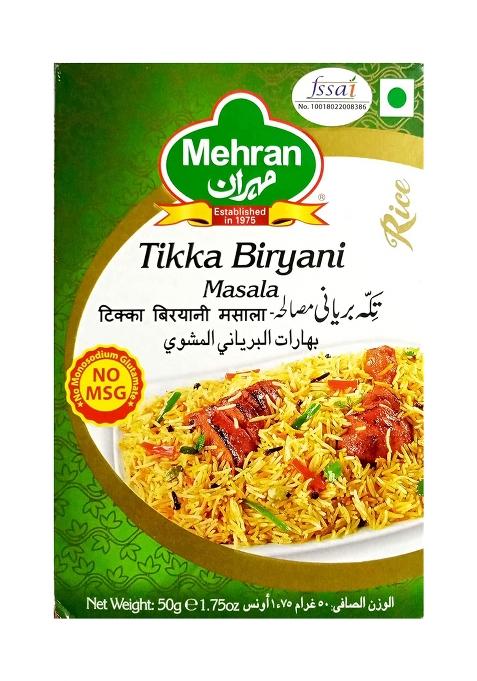 Mehran Tikka Biryani Masala 3 Packs Of 50 Grams, Imported Ingredients (Original Recipe Taste)