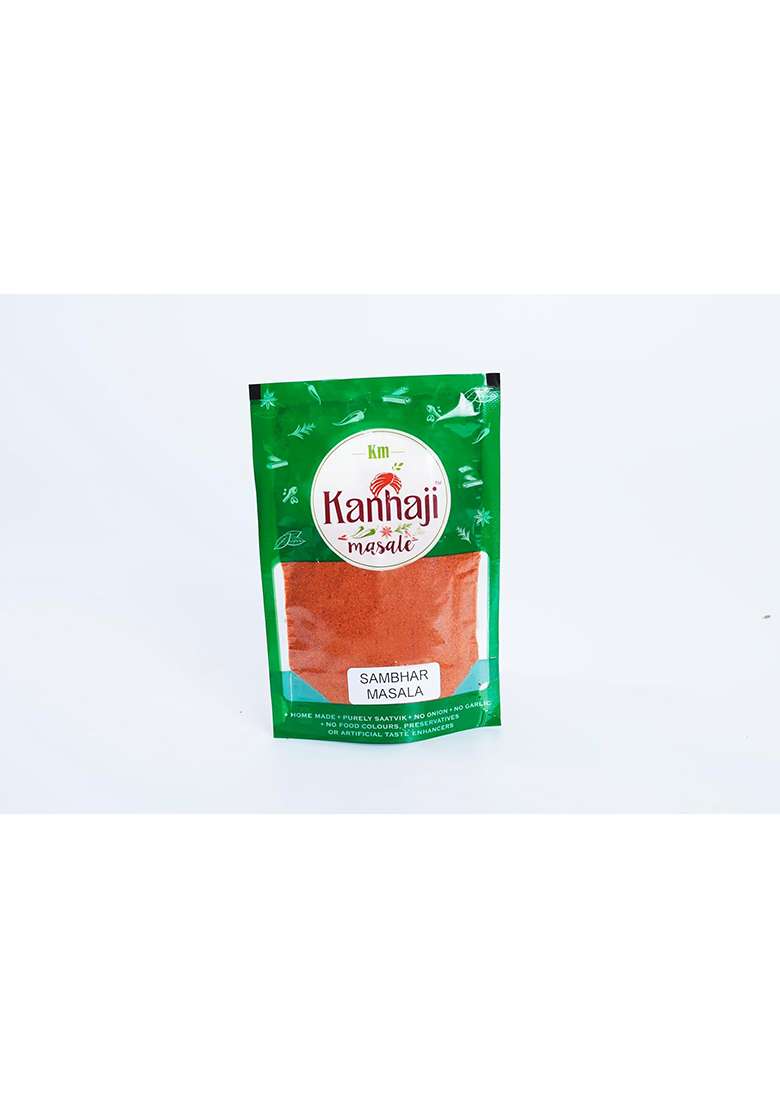 Kanhaji Masale Sambhar Masala Powder, No Onion Garlic, 100% Natural Ingredients (100 Gm) - Indya