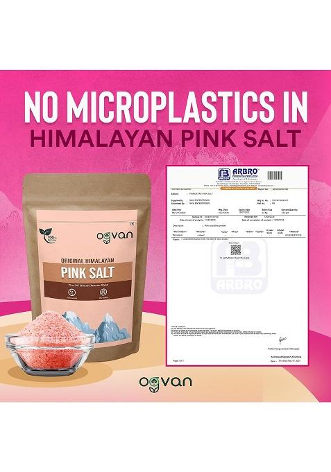 Ogvan Iodized Himalayan Pink Salt 950G | Pure Natural Mineral Rock For Cooking, Seasoning & Health Rich, Low Sodium, Additive Free, Zero Microplastics, Organic Sourced From The Ranges (Dark Crystals)