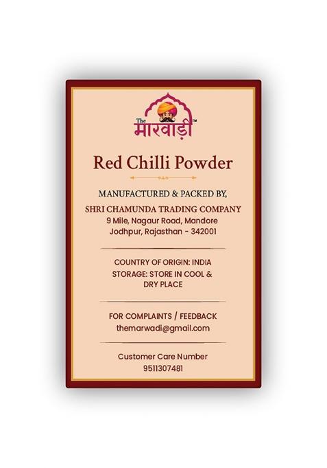 The Red Chilli Powder 400 G 100% Pure,Jodhpur Mathania Lal Mirch Bright Colour, Mild Heat, No Preservatives, Non Gmo, Gluten Free, Freshly Ground Indian Spice