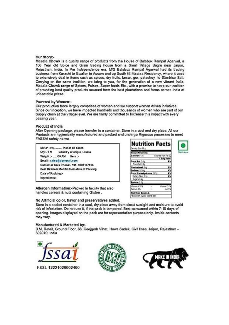Masala Chowk Natural Black Sesame Seeds (Kala Til), 1Kg - Indya