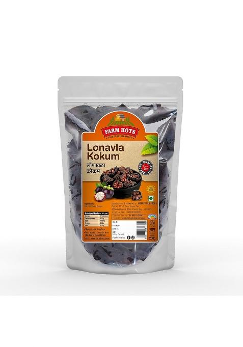 Farm Hots Lonavala Kokum, Premium Dried Fruit, 200G Pack