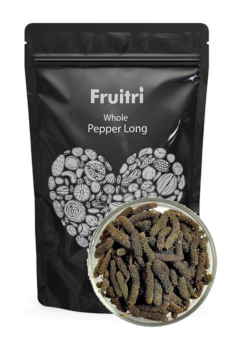 Fruitri Whole Long Pepper, Pipal Badi - 1Kg (Pipal, Pippali, Arisi Thippili, Lindi Pippar, Filfil Daraz) Premium, Aromatic Spice For Cooking And Seasoning