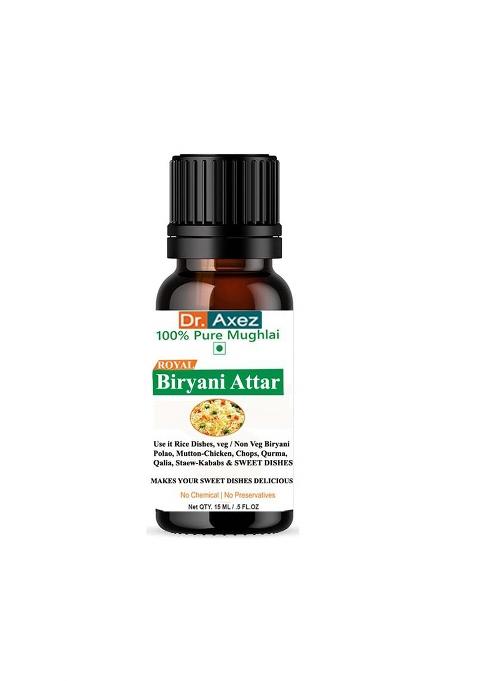 Dr. Axez Mughlai Biryani Attar Essence For Rice Dishes, Pulao, Mutton -Chicken (15 Ml)