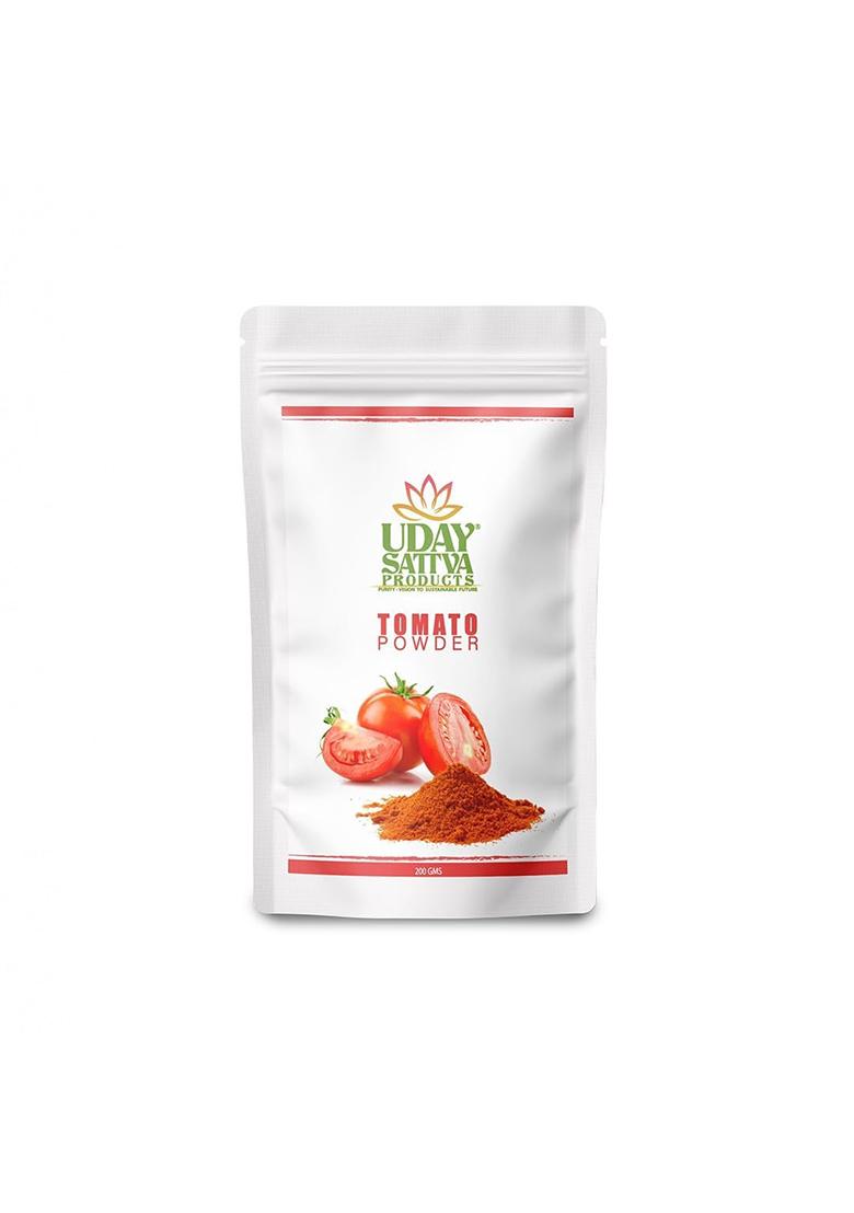 Uday Sattva Products Dried Tomato Powder | Instant, Additive-Free, All-Natural & Free-Flowing Tangy Delicious For Cooking, Soups, Gravies Seasoning Ready To Use 100G