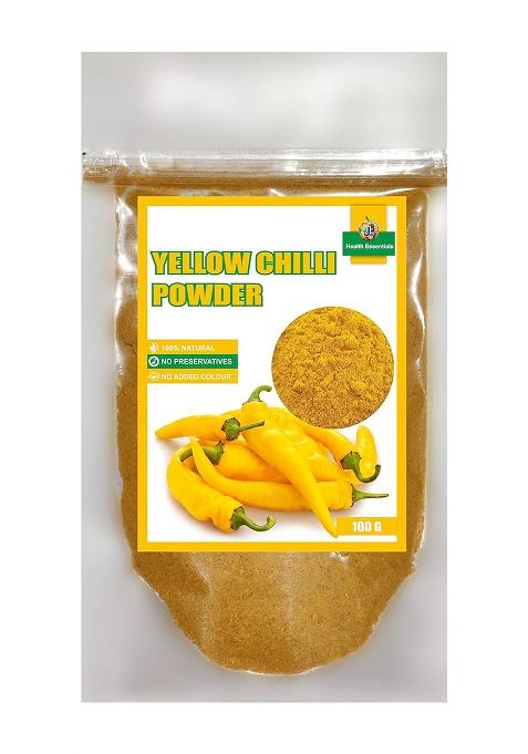 Jioo Organics Yellow Chilly Powder (Peeli Mirch Powder) -100G