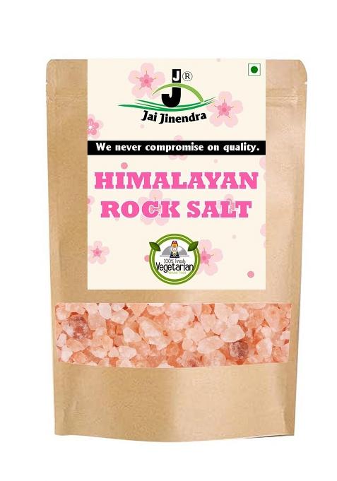 Jai Jinendra Rock Salt | Sendha Namak Whole Crystal Pink Himalayan , (Salt With 84 Trace Minerals, Additive-Free, Gourmet Grade, Signature Quality - 1Kg