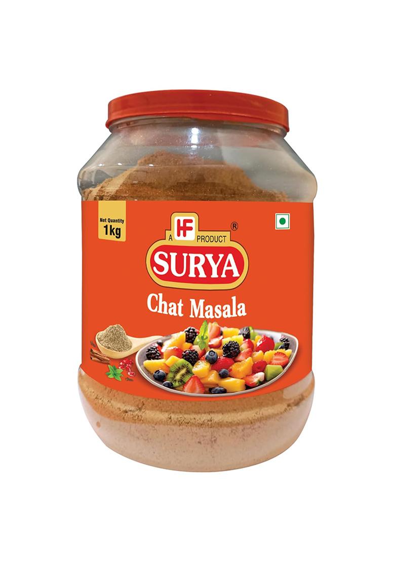 Surya Hf,Surya 1Kg Chat Masala |Tasty & Tangy |Ready To Eat |Sprinkle And Make It Chatpata