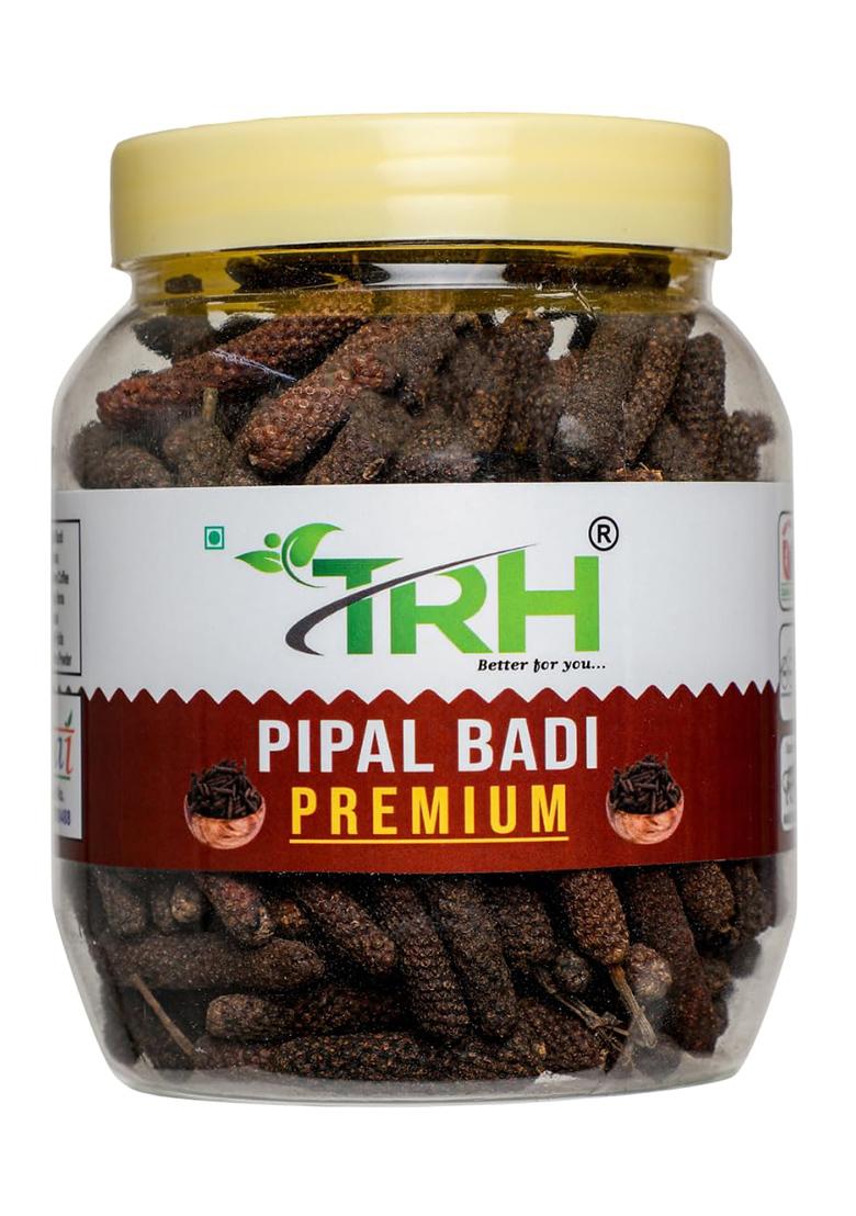 Trh Premium Long Pepper | Pipal Badi Pippali Pipali Peepali Pimpali Pippilli Pippalu Hippali Piper Longum Whole (Pipli, Badi, Pippali), Black (100 Gm)