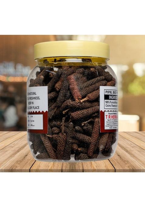 Trh Premium Long Pepper | Pipal Badi Pippali Pipali Peepali Pimpali Pippilli Pippalu Hippali Piper Longum Whole (Pipli, Badi, Pippali), Black (100 Gm)