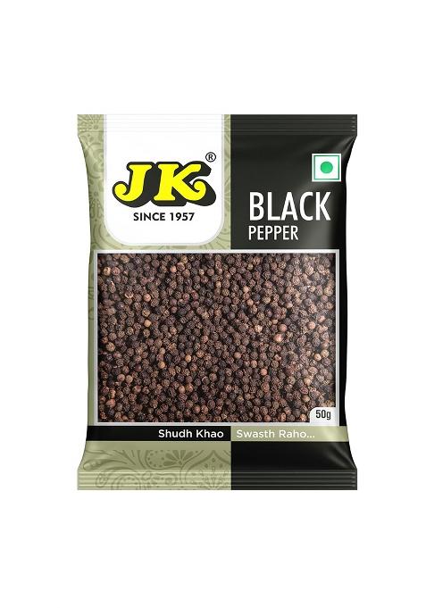 Jk Black Pepper|Premium Whole Spice(50G Pack 0F 1)