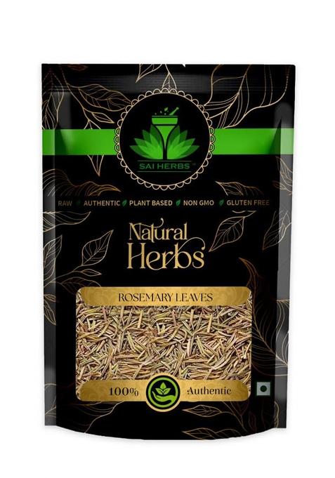 Sai Herbs Rosemary Dry Leaves | Used For Hair Growth Improves Digestion Enhances Memory & Concentration Pure Natural (500 Grams)