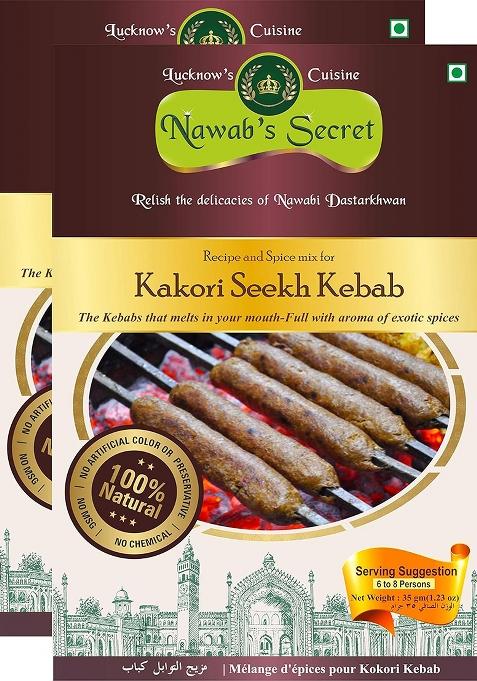 Nawab'S Secret Kakori Seekh Kebab Masala [Pk Of 2]