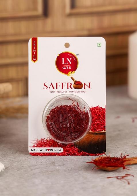Ln Gold Saffron 500Mg 100% Pure World'S Best Saffron. Premium Organic Natural Safron/Kesar/Zafran - Kashmiri Mongra Saffron/Kesar Iso And Grade A+++ Certified For Kumkuma Puvvu/Keshar/Kesari Original Kitchen Spice Pregnant Women ,Baby, Beauty, Biryani, Milk Sweets (Value Pack Of 500Mgs)