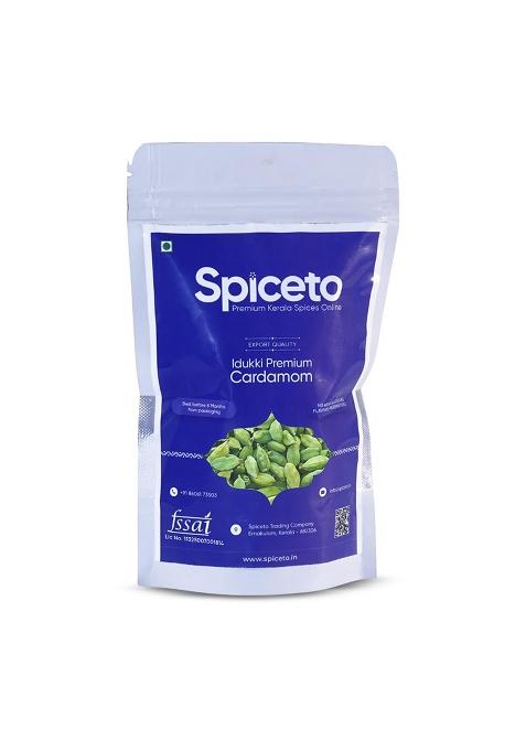 Spiceto Whole Green Cardamom 50G | Farmer-Direct From Idukki Aroma Locked Packaging Free Artificial Colors, Preservatives Latest & Shipping