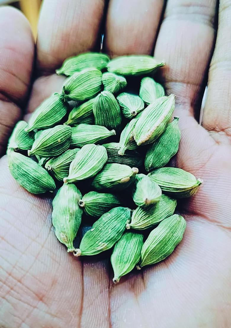 Spice Stories Premium Green Cardamom (Elaichi) Whole, 50 Gm, Medium | Organic Cardamombdirectly From Our Own Farms At Idukki
