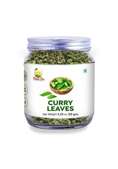Dawn Lee ( 18Th Century Goodness ) Sun-Dried Curry Leaves 50G | Natural Kadi Patta For Cooking & Seasoning Dry Karipatta With Rich Aroma Anti-Microbial Properties No Additives