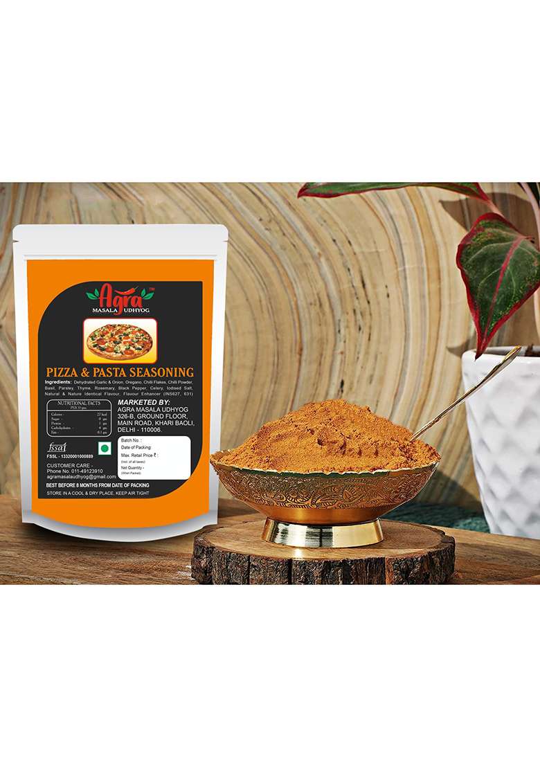 Agra Masala Udhyog Pizza & Pasta Seasoning 1Kg Pouch - Indya