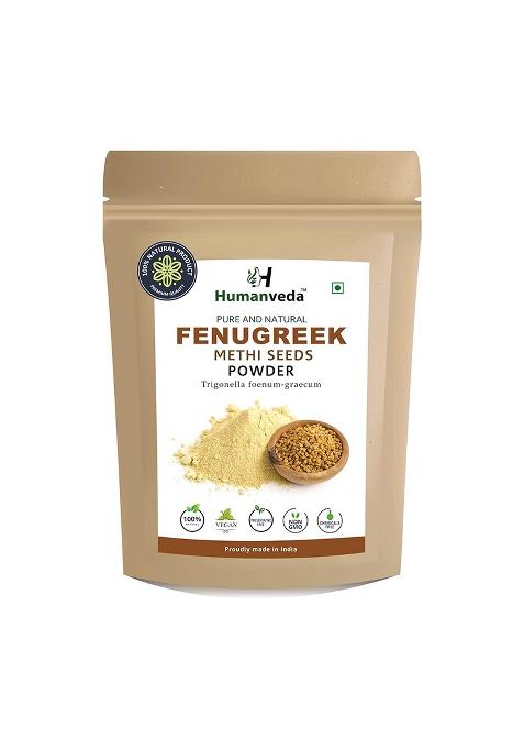 Humanveda Natural & Herbal Fenugreek Seeds Powder (Methi) For Hair Skin Care | 100Gm