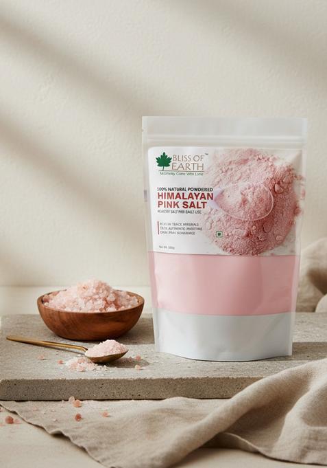 Bliss Of Earth 5X500Gm Pakistani Himalayan Pink Salt For Healthy Cooking, Natural Substitute White