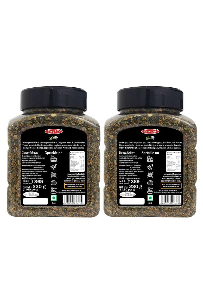 Easy Life Combo Of Oregano Seasoning 230G (Pack 2) - Indya