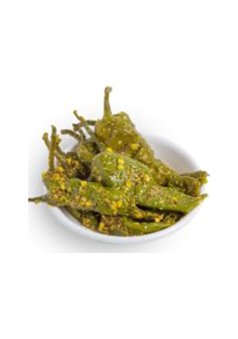Rajasthan Desi Food Cart Bazaar Rajasthani Home Made Athana Mirch Pickle, Chilli Pickle
