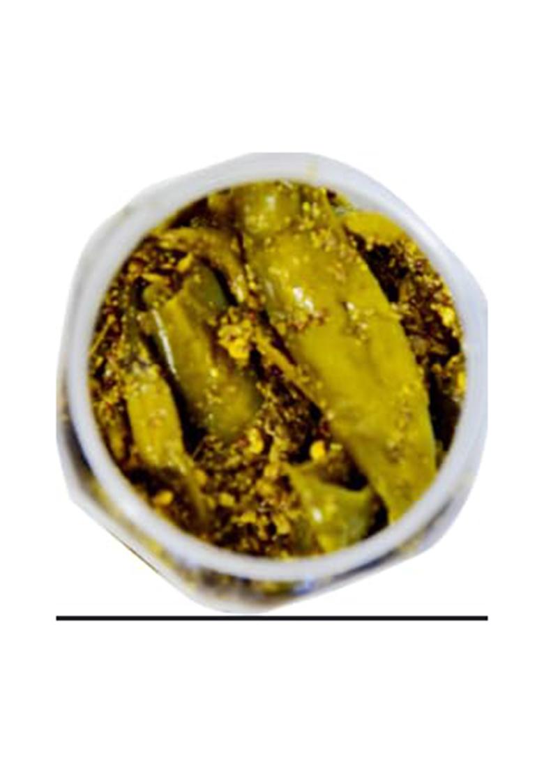 Rajasthan Desi Food Cart Bazaar Rajasthani Home Made Athana Mirch Pickle, Chilli Pickle