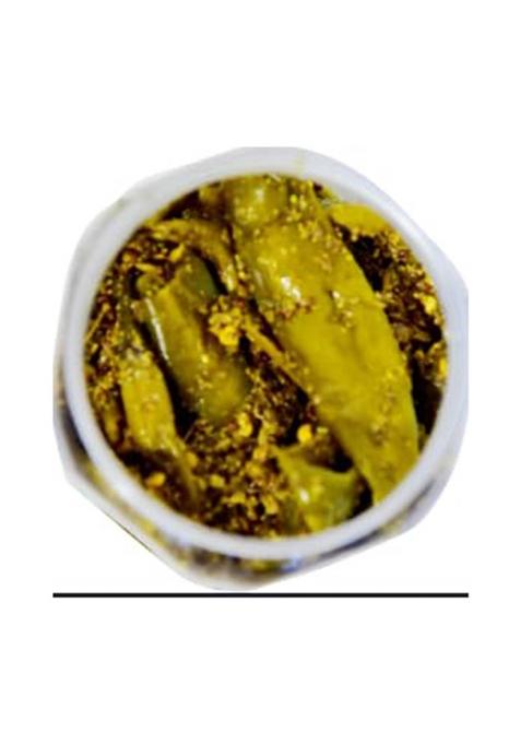Rajasthan Desi Food Cart Bazaar Rajasthani Home Made Athana Mirch Pickle, Chilli Pickle