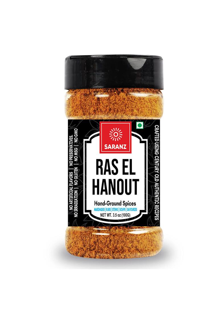 Saranz Ras El Hanout & Ranch Seasoning (Combo Pack) Exotic Strong Flavoured | Perfect For Snacks, Appetizers, Main Dishes Aromatic Mix In Sauces, Marinades, Dressing, Snacks 100 Gms Jar