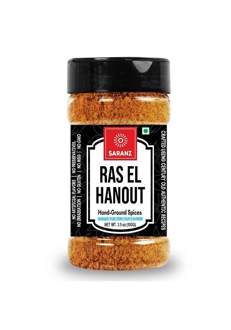 Saranz Ras El Hanout & Ranch Seasoning (Combo Pack) Exotic Strong Flavoured | Perfect For Snacks, Appetizers, Main Dishes Aromatic Mix In Sauces, Marinades, Dressing, Snacks 100 Gms Jar