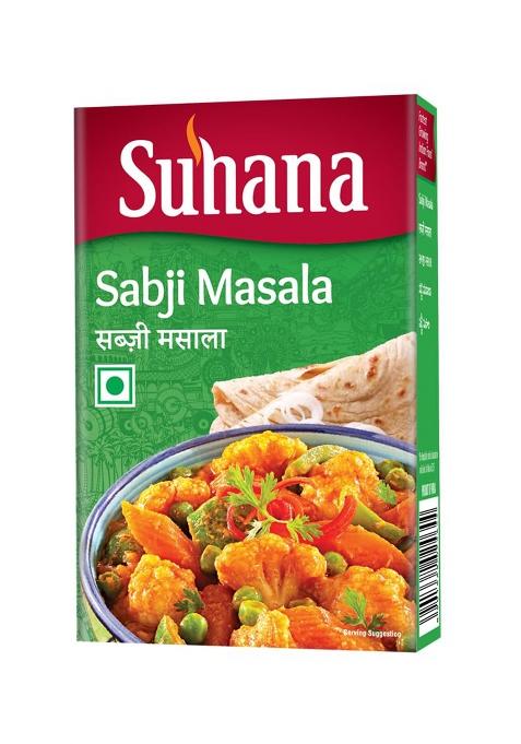 Suhana Subji Masala 50G Box | Authentic Spice Blend For Flavorful Vegetable Dishes.