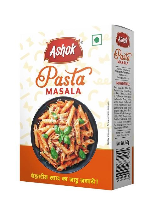 Ashok Nutririch Macaroni/Pasta Masala |Pasta Macaroni/Noodles/Penne/Fusilli Pasta Masala|Whole Spices (Macaroni/Pasta 50G Pack Of 2)