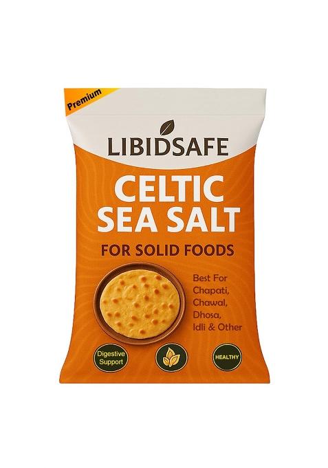 Libidsafe Celtic Sea Salt Organic 82 Minerals Coarse - Special For Chapati, Roti, Dhosa, Idli & Etc Pure Unrefined Enhanced Flavor And Many Health Benefits
